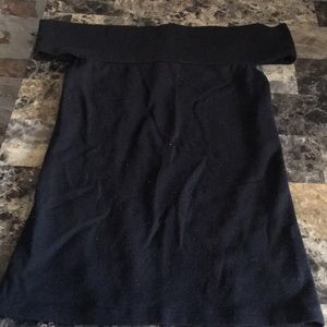 Lace back off the shoulder top